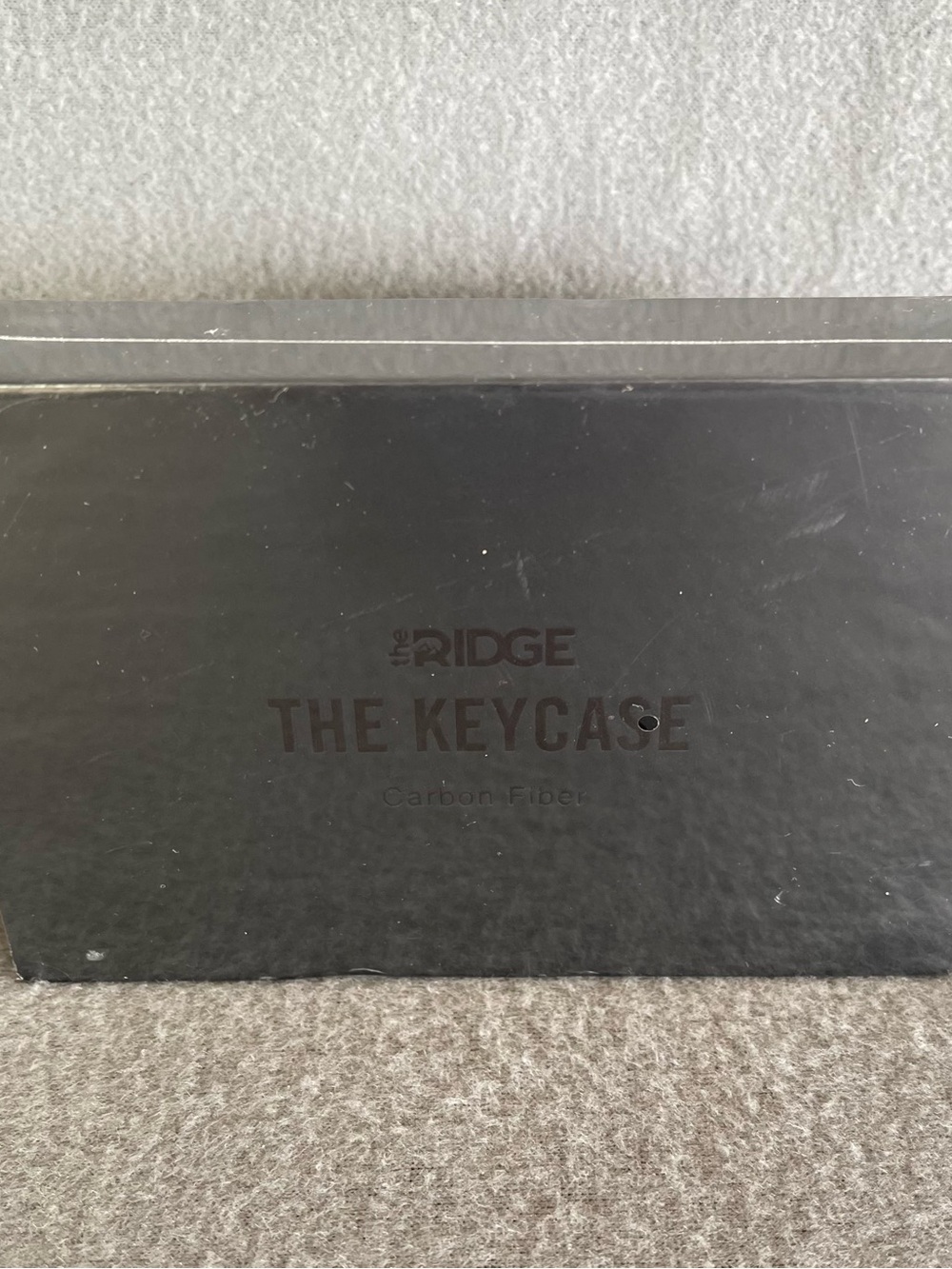 Ridge KeyCase Carbon Fiber 3K Weave Matte Black Minimalist Key Organizer NEW NWT - Picture 7 of 15
